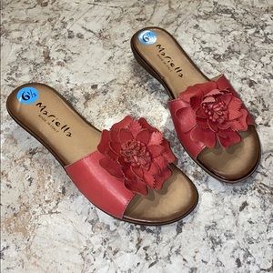 Mariella Pink Flower Sandals